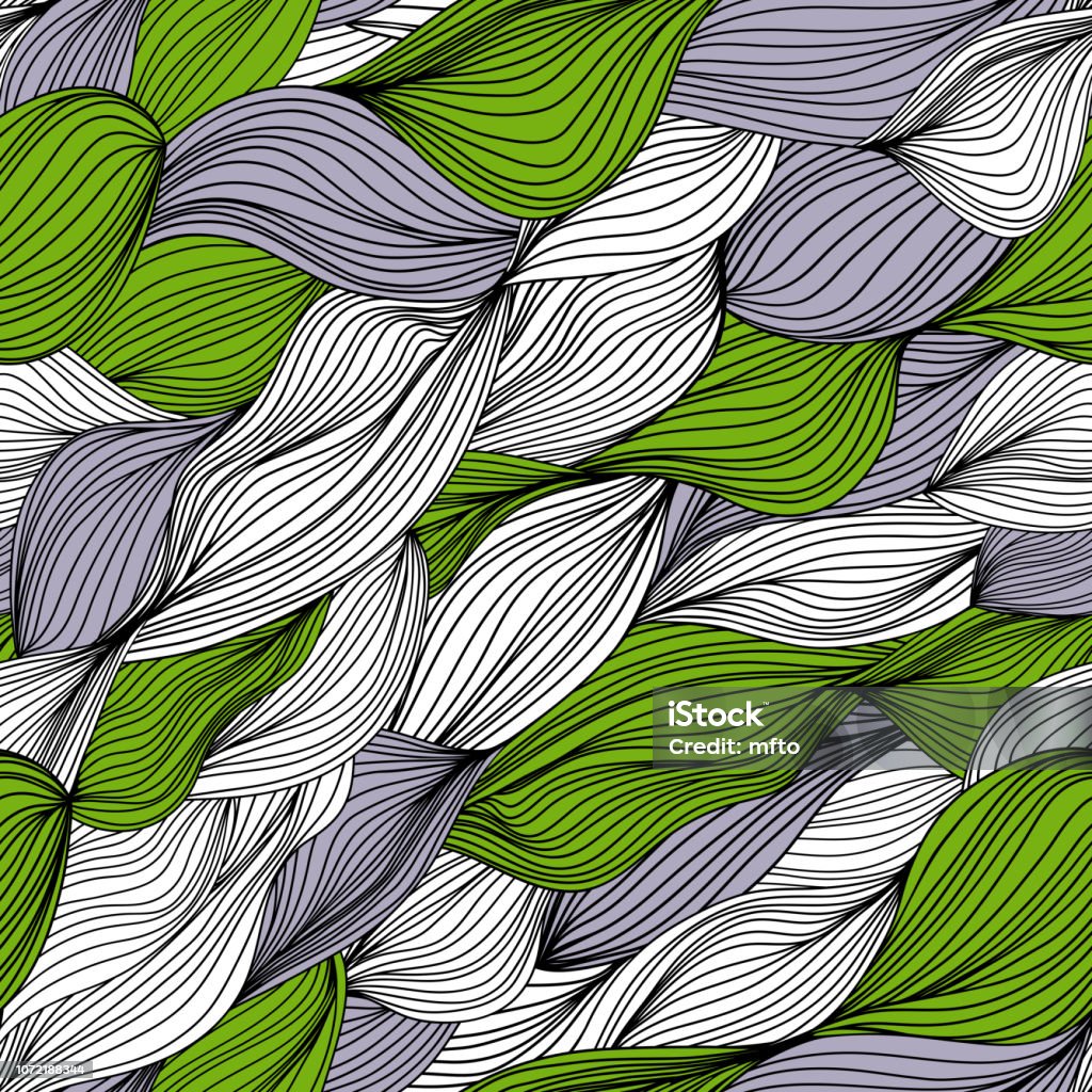 Multi Pattern Drawimg Seamless Multi Colored Hand Drawn Pattern Stock Illustration - Download ...