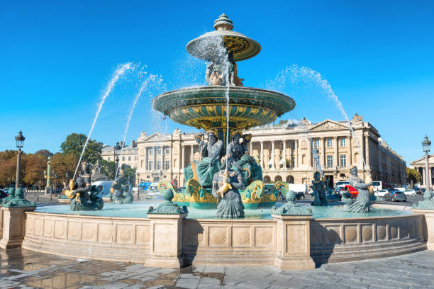 istock Fountain on Place de la Concorde in Paris 1072191238