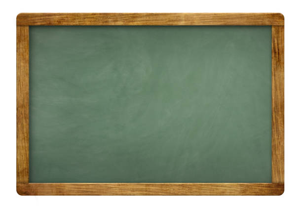 pusta zielona tablica łupków - blackboard blank green frame zdjęcia i obrazy z banku zdjęć