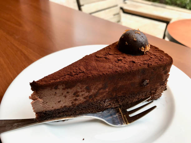 istock Truffle Chocolate Cake Slice served at Cafe 1072198116