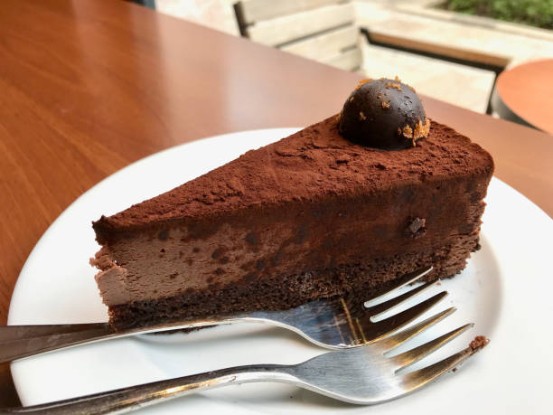 istock Truffle Chocolate Cake Slice served at Cafe 1072198170