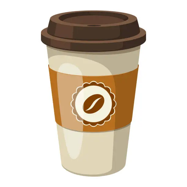 Vector illustration of Kaffe to go