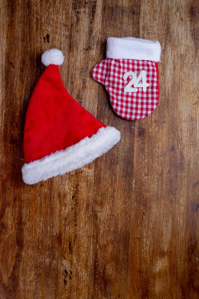 istock Christmas ornament flat lay. Christmas background 1072203124