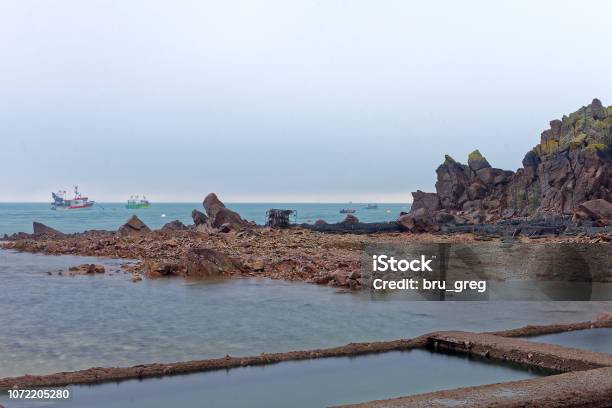 Landscape Of Brittany Stock Photo - Download Image Now - Aerial View, Architecture, Atlantic Ocean