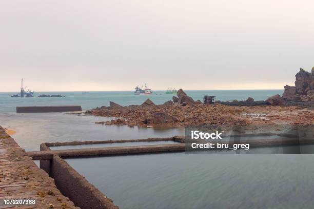 Landscape Of Brittany Stock Photo - Download Image Now - Aerial View, Architecture, Atlantic Ocean