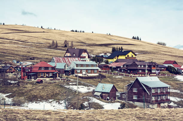 istock Folk architecture in Zdiar village, Slovakia 1072223596