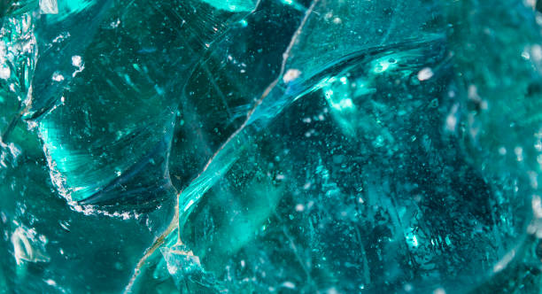 Green crystal mineral Texture of green Background, crystals agate the shard close up stock pictures, royalty-free photos & images