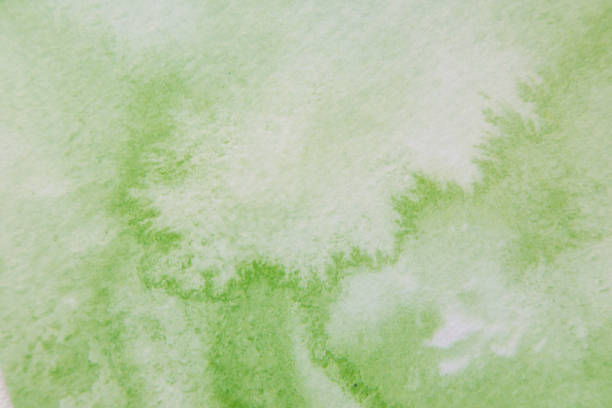 istock Green Watercolor Abstract 1072228374