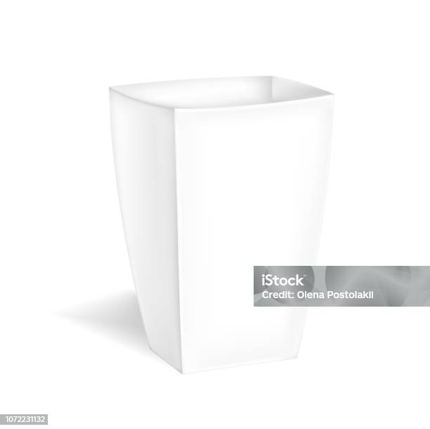Rectangular Pot Drawing Pots Rectangular Stock Illustration - Download Image Now - Beauty ...