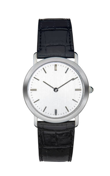 istock Silver wrist watch isolated with clipping path 1072244604