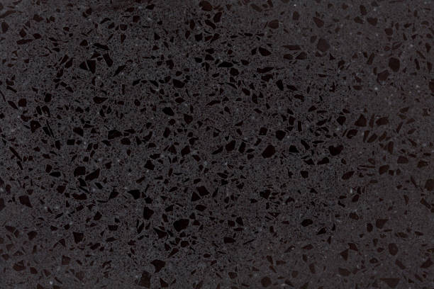 istock Close up of black and grey artificial granite texture. 1072250732