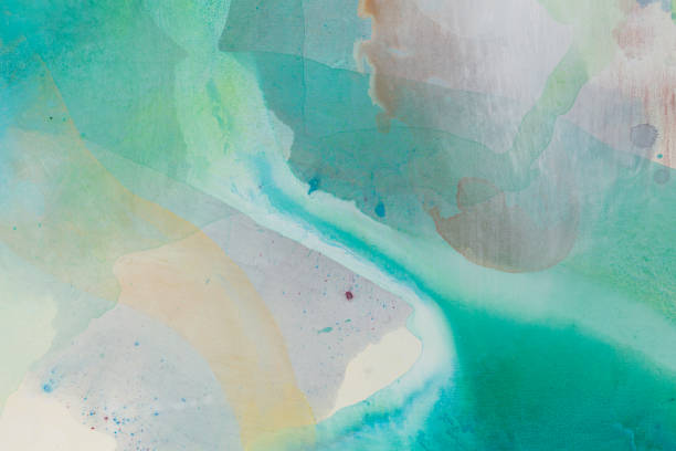 istock Bright artistic splashes. Abstract painting color texture. 1072252016