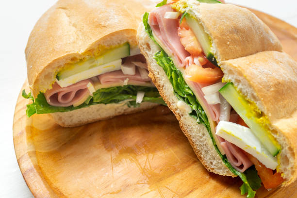 istock Mexican ham sandwich. 