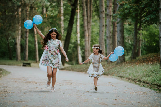 istock Happy Family in forest 1072258438
