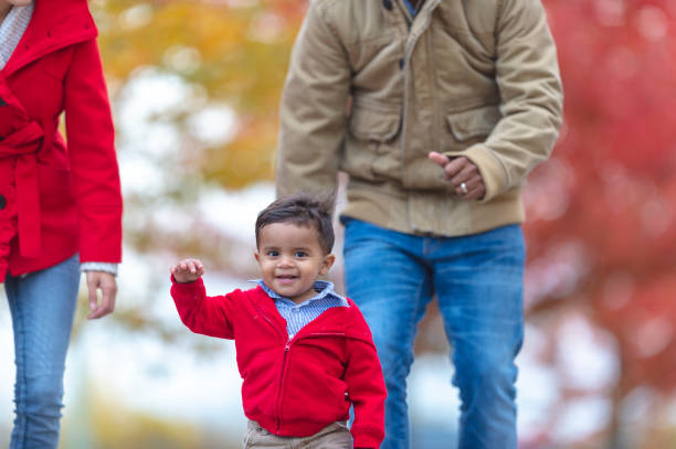 istock Family going for a walk in fall 1072267940