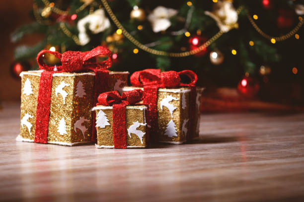 istock Christmas gifts under the tree. 1072290888