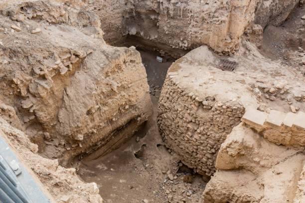 istock Prime plan Neolithic tower nine meters from the archaeological site Tell es Sultan. Palestinian Jericho 1072293874