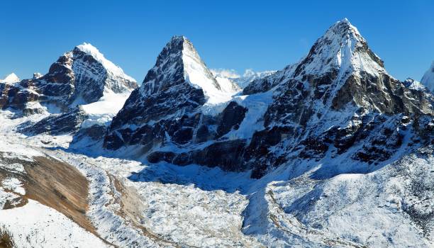 istock mount Cholo, Kangchung peak and Nirekha peak, NEpal 1072296134