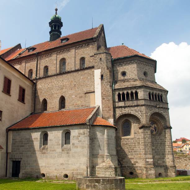 istock Basilica St Procopius in Trebic monastery Czech Republic 1072298098