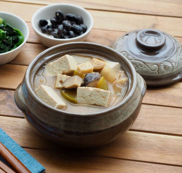 istock Korean food Soybean Paste Stew ,miso soup 1072304646