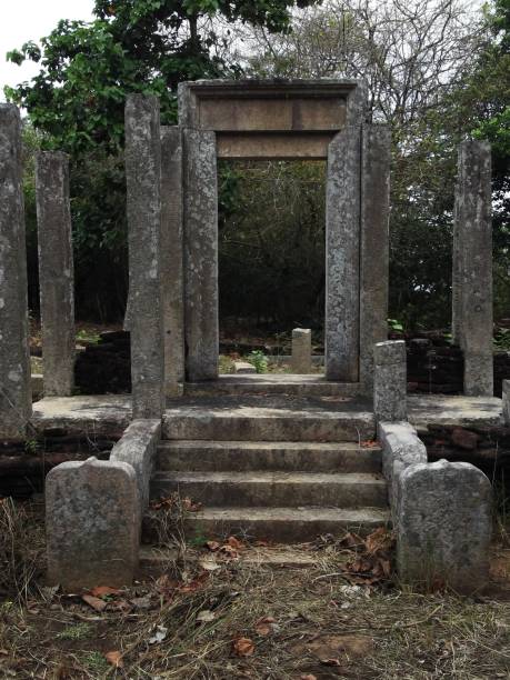 istock Ceylon Traditional Stone architecture, Stone Design, Sri Lanka 1072306784