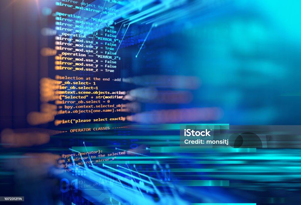Programming Code Abstract Technology Background Of Software Developer ...