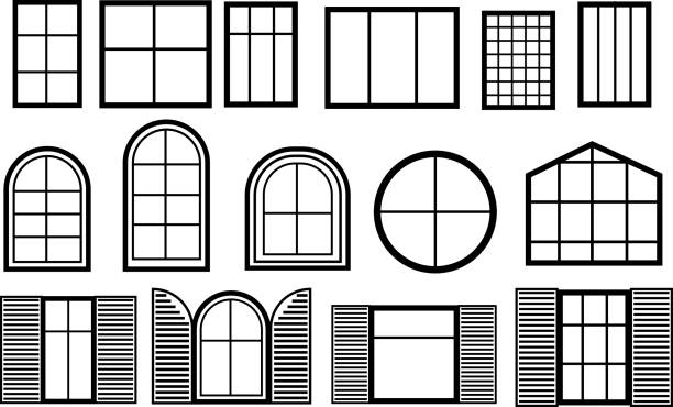 Window Bars Drawing 250+ Decorative Window Bars Background Stock Illustrations, Royalty ...