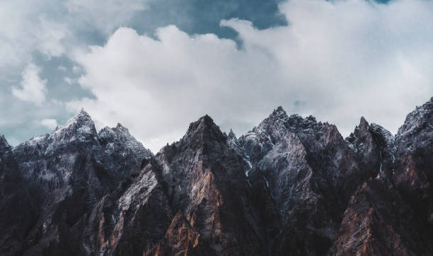 istock Beautiful scenic Himalayas covered in snow 1072328150