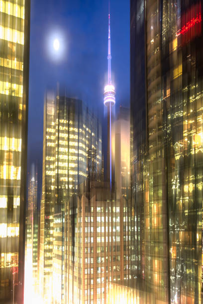 istock Toronto City Skyline - Abstract Showcasing University Avenue 1072334434