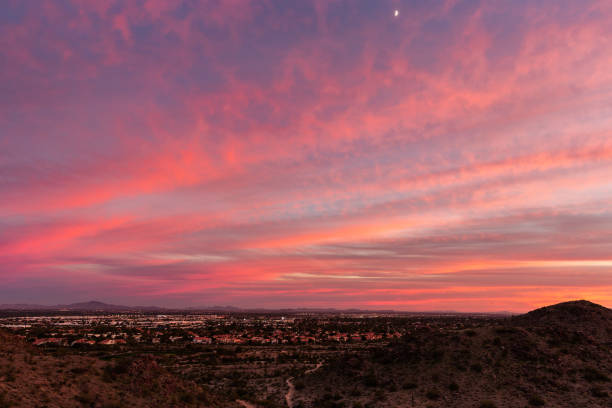 istock Colorful sunset sky over Ahwatukee, Arizona 1072338566