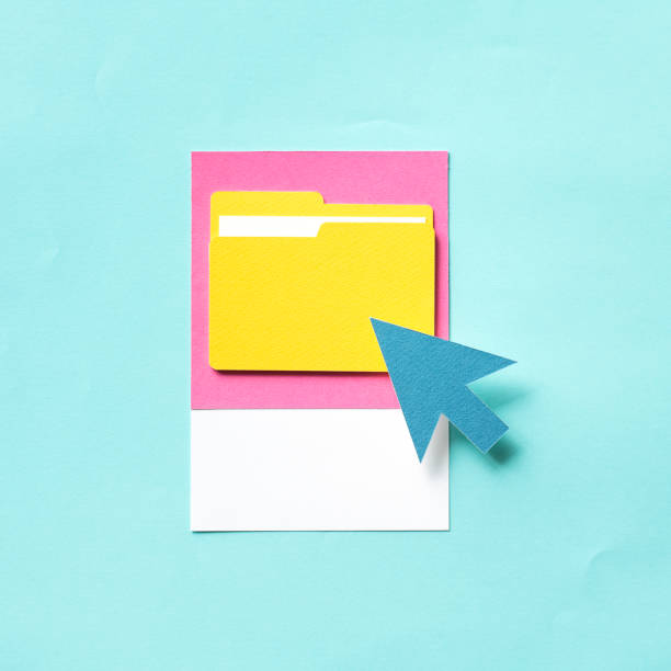Graph Paper Note Pad with Clip and  - Colored Background - 3D Rendering