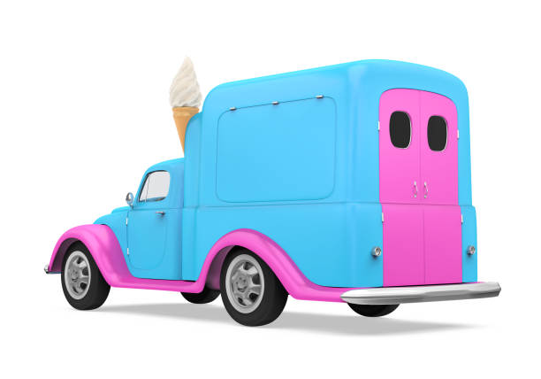 istock Ice Cream Truck Isolated 1072357892