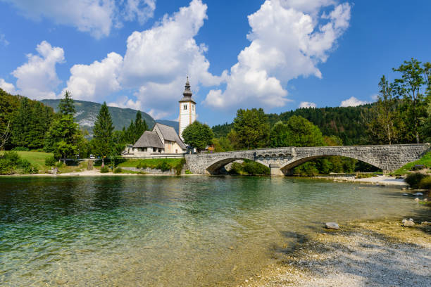 istock Bohinj Lake, Slovenia. 1072366602