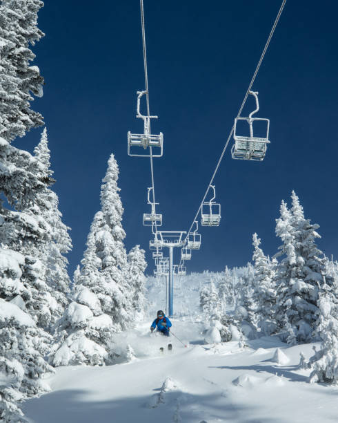 istock Skiing on a powder day 1072366826