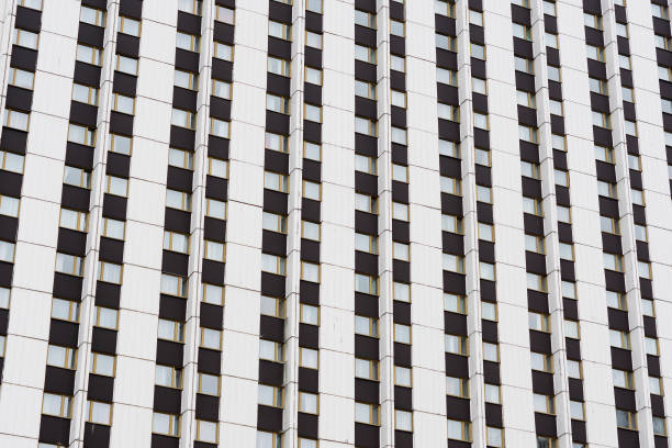 istock Facade of a modern skyscraper , background, texture 1072375274