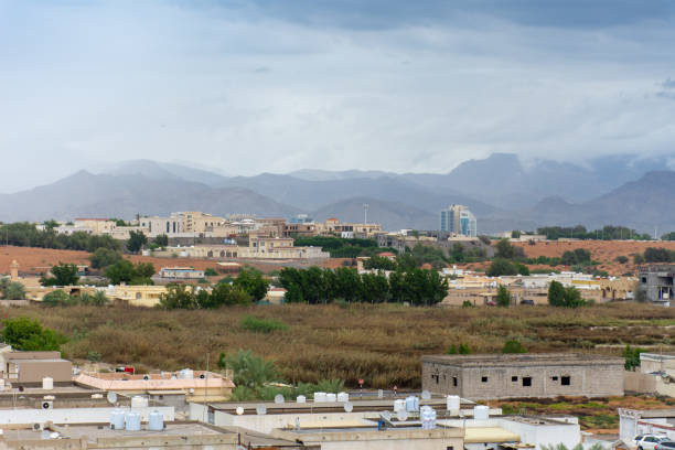 istock Stormy morning in Ras al Khaimah, UAE 1072385234