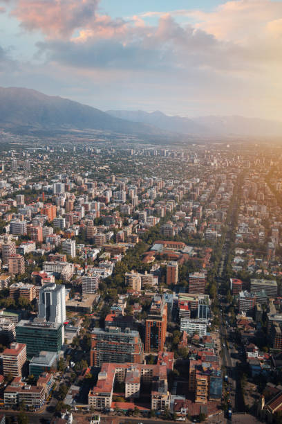 istock Panoramic view of Santiago de Chile 1072389686