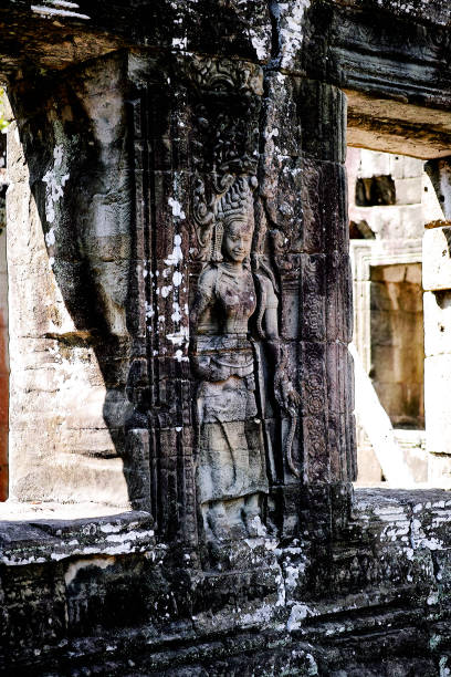 istock Bas-relief carvings, Angkor Wat, Siem Reap, Cambodia 1072391980