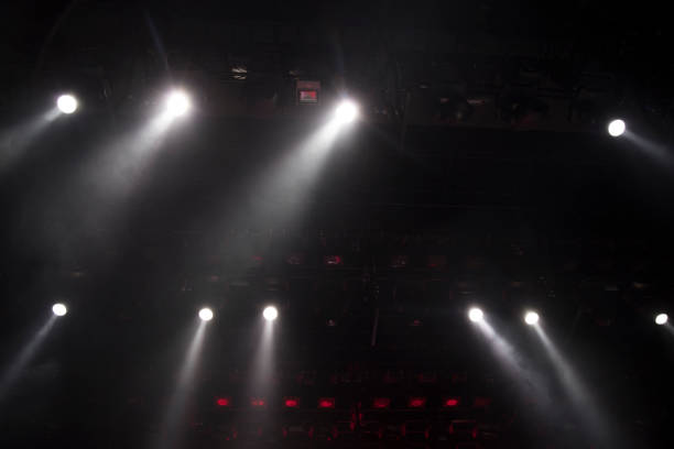 istock rays of light illuminate the scene 1072393122