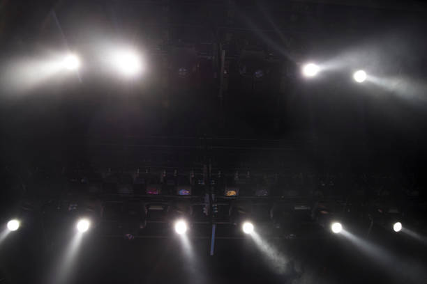 istock rays of light illuminate the scene 1072393134