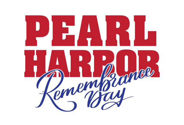 珍珠港紀念日-手寫文本, - pearl harbor 幅插畫檔、美工圖案、卡通及圖標