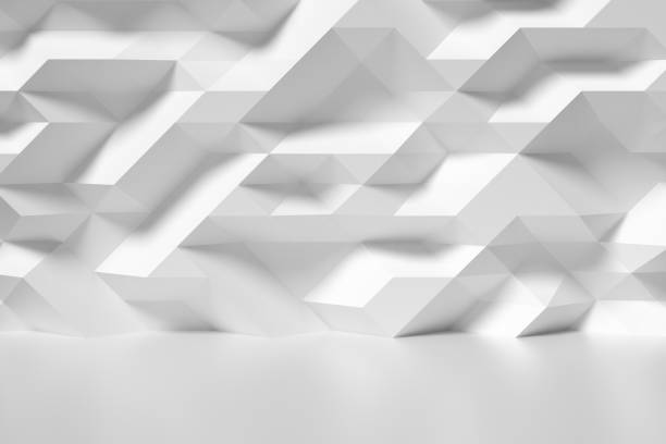istock Abstract white room wall, colorless illustration 1072401514