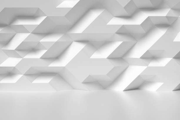 istock Abstract white room wall colorless illustration. 1072401530