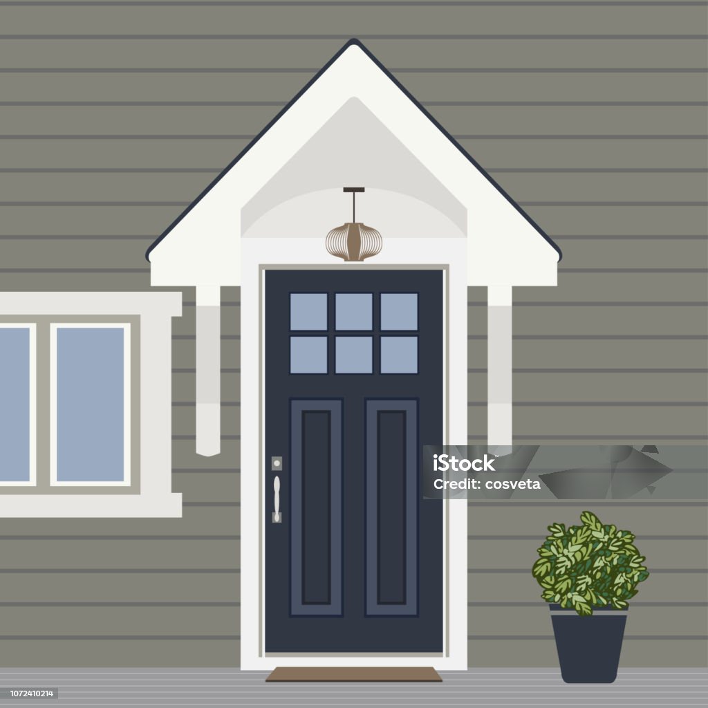 Door House Face Side Design Illustration Vector In Flat Stile Building Front Facade Of The Entry Stock Illustration - Download Image Now - iStock Door House Face Side Design Illustration Vector In Flat Stile Building Front Facade Of The Entry Stock Illustration - Download Image Now - Istock