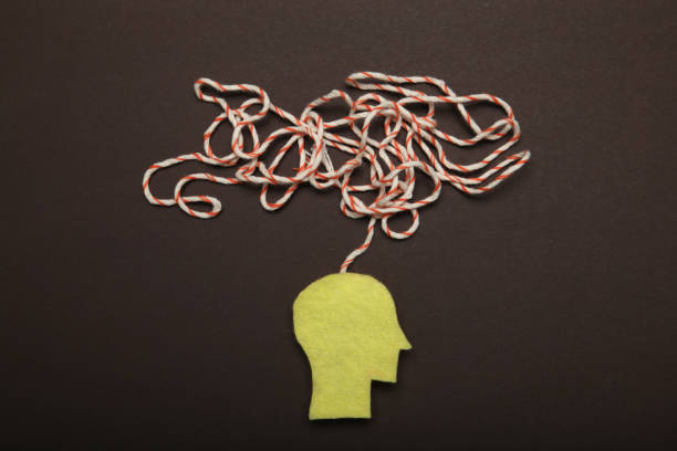 istock Business man think concept, anxious, chaos. Concentration and clutter 1072415510