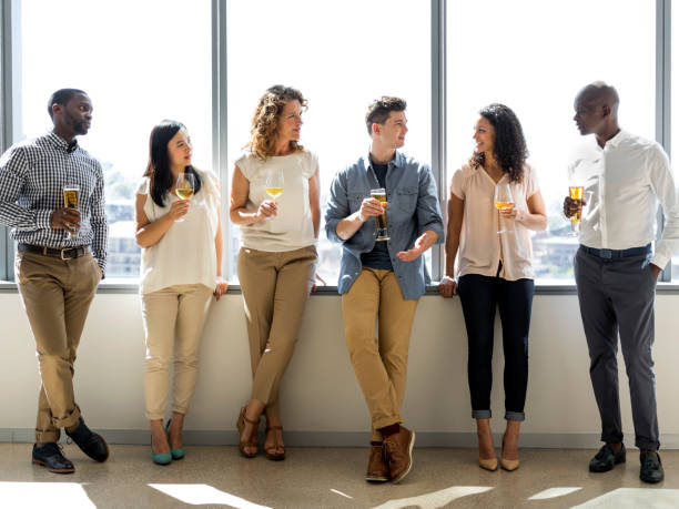 istock Business people celebrating in office 1072422464