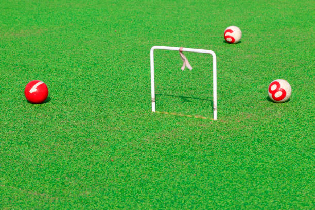 istock Chinese croquet box and Croquet 1072428914