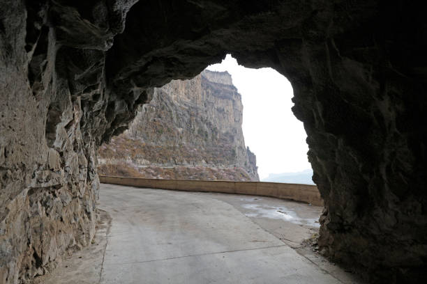 istock Kunshan Wall highway, Shanxi, Lingchuan, China 1072437970