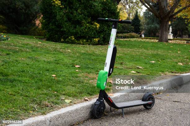 Scooter Stock Photo - Download Image Now - Lime, Motor Scooter, Agricultural Field