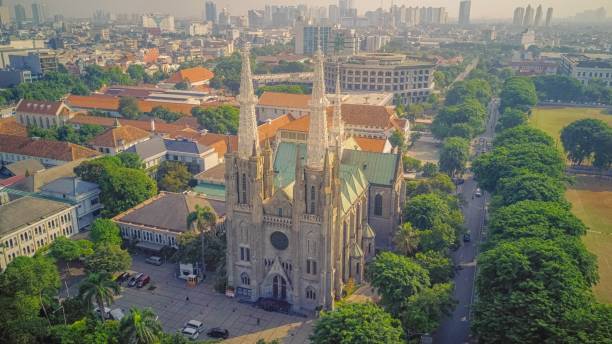 istock Cathedral Church, Jakarta. Indonesia 1072447478